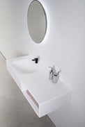 INFINITE | Spio WM 100L with Shelf | INFINITE Solid Surfaces