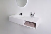 INFINITE | Spio WM 100L with Shelf | INFINITE Solid Surfaces