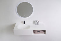INFINITE | Spio WM 100L with Shelf | INFINITE Solid Surfaces