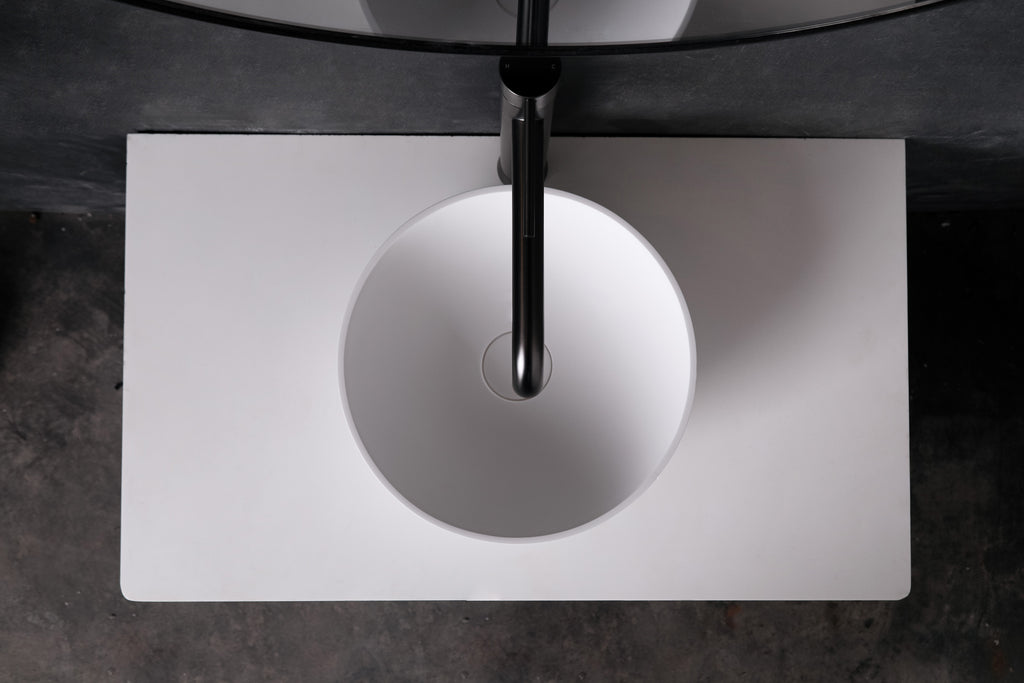 INFINITE | Super Thin Edge 32 | Overcounter Washbasin | INFINITE Solid Surfaces