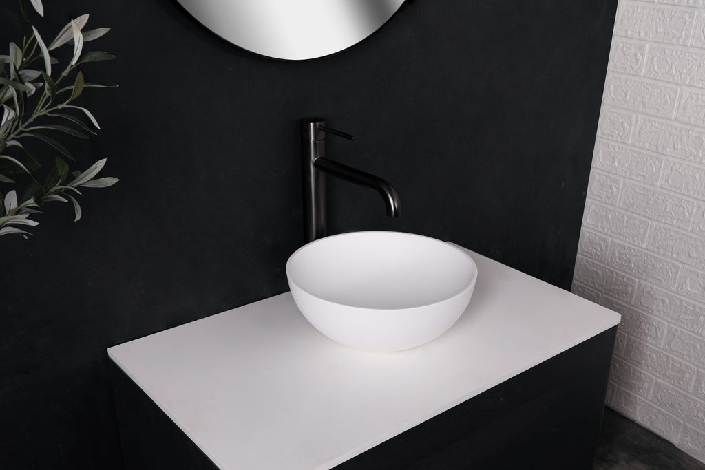 INFINITE | Super Thin Edge 32 | Overcounter Washbasin | INFINITE Solid Surfaces