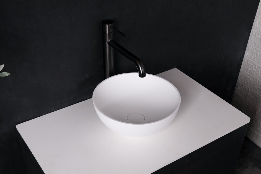 INFINITE | Super Thin Edge 32 | Overcounter Washbasin | INFINITE Solid Surfaces