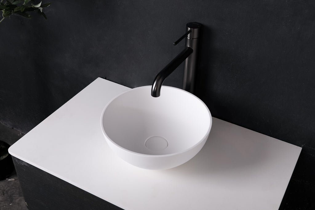 INFINITE | Super Thin Edge 32 | Overcounter Washbasin | INFINITE Solid Surfaces