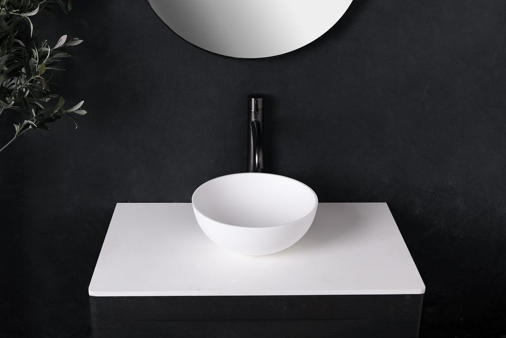 INFINITE | Super Thin Edge 32 | Overcounter Washbasin | INFINITE Solid Surfaces