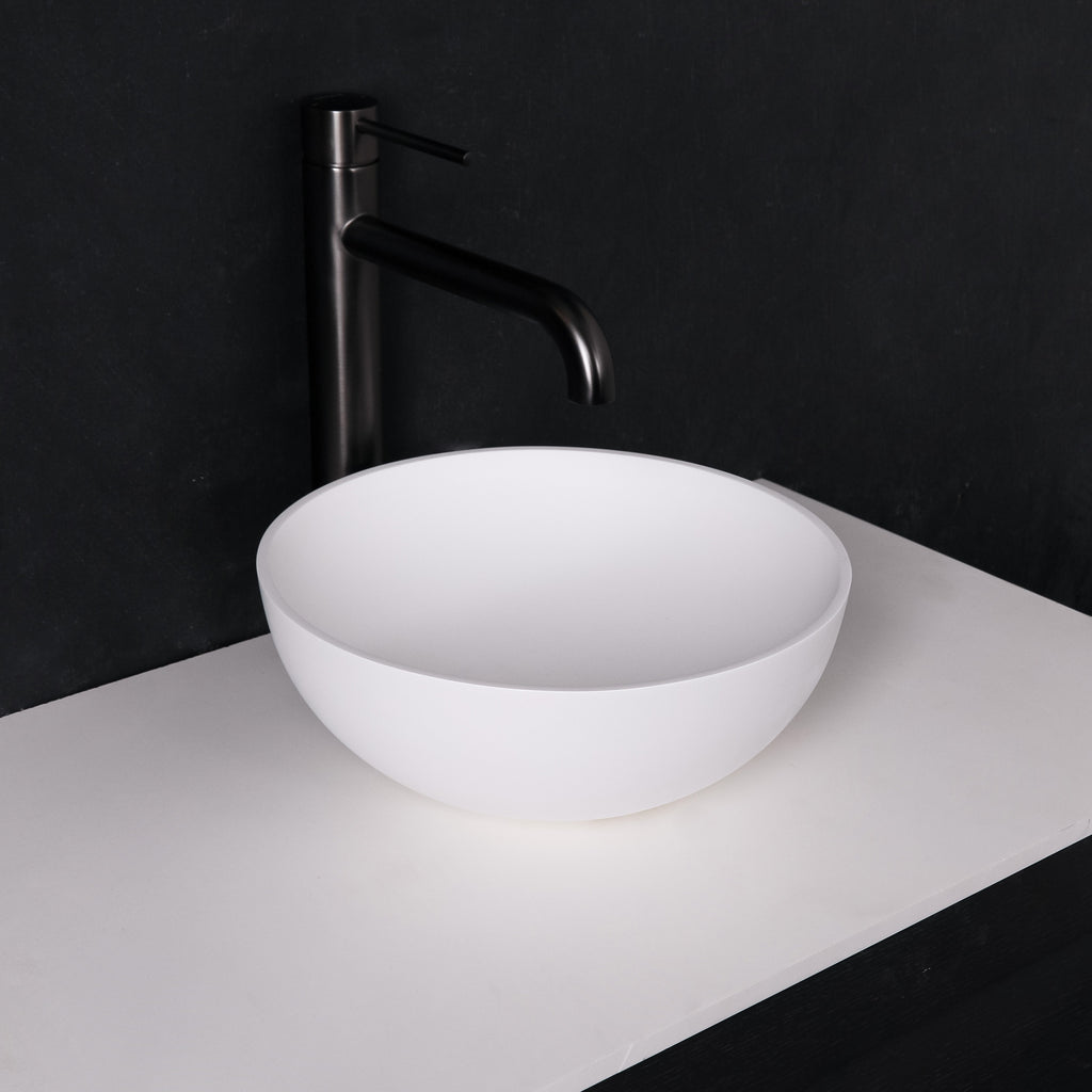 INFINITE | Super Thin Edge 32 | Overcounter Washbasin | INFINITE Solid Surfaces