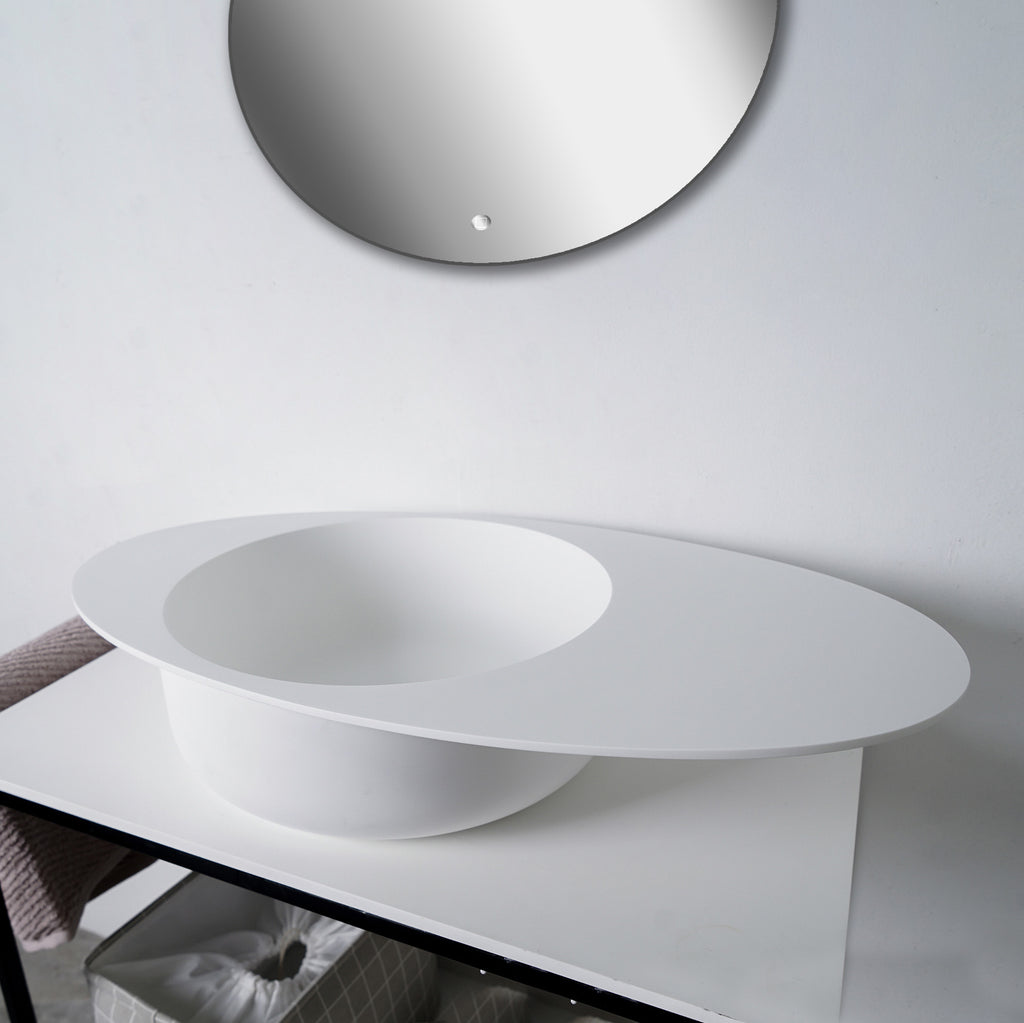 INFINITE | SOLIDCAP 8.0 | Overcounter Washbasin | INFINITE Solid Surfaces