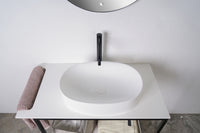 INFINITE | Solidcliff 50 | Overcounter Washbasin | INFINITE Solid Surfaces