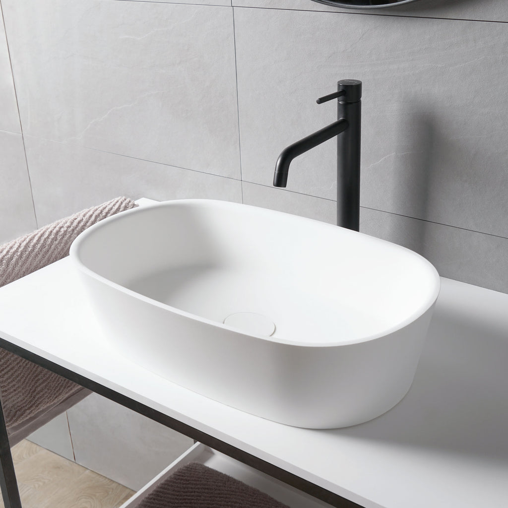 INFINITE | Niagara E 50L Overcounter Washbasin | INFINITE Solid Surfaces