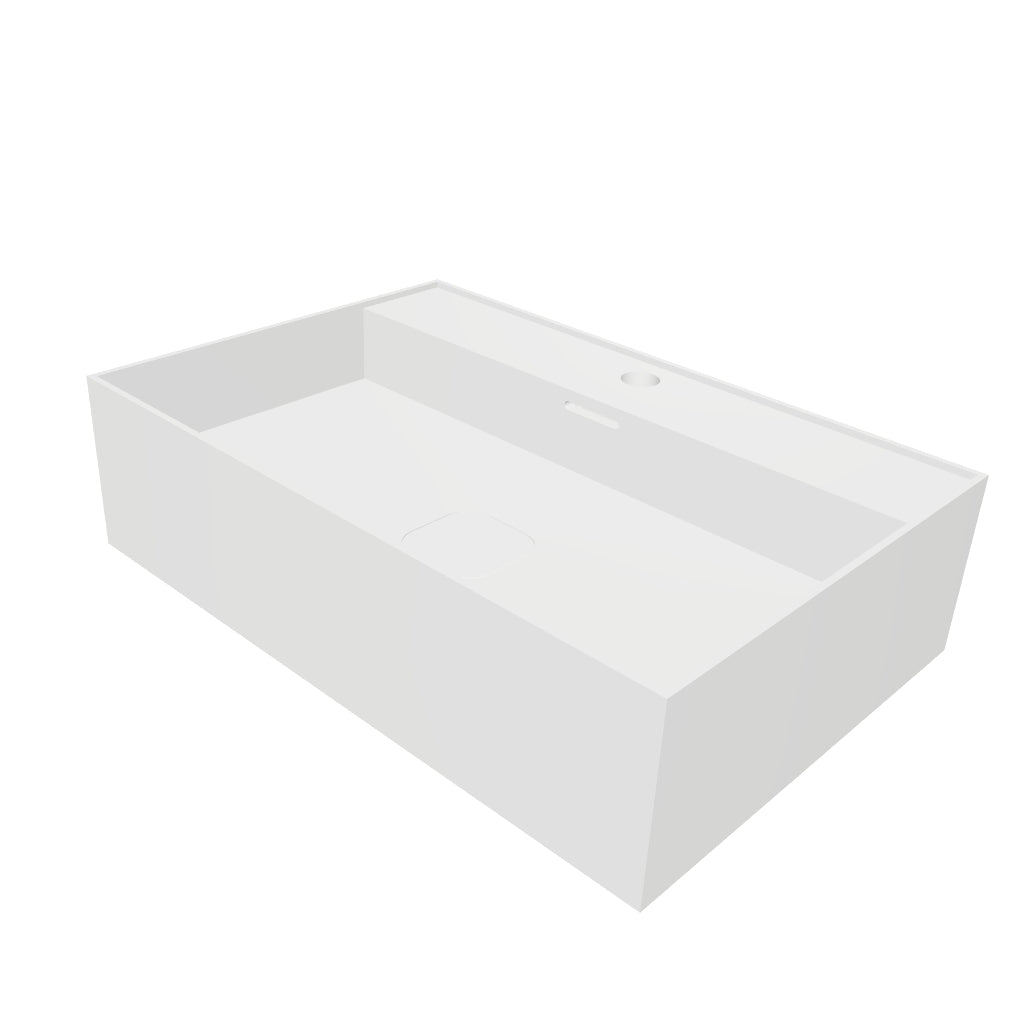INFINITE | CUBE-X WM 60 | Wall Mount Washbasin | INFINITE Solid Surfaces