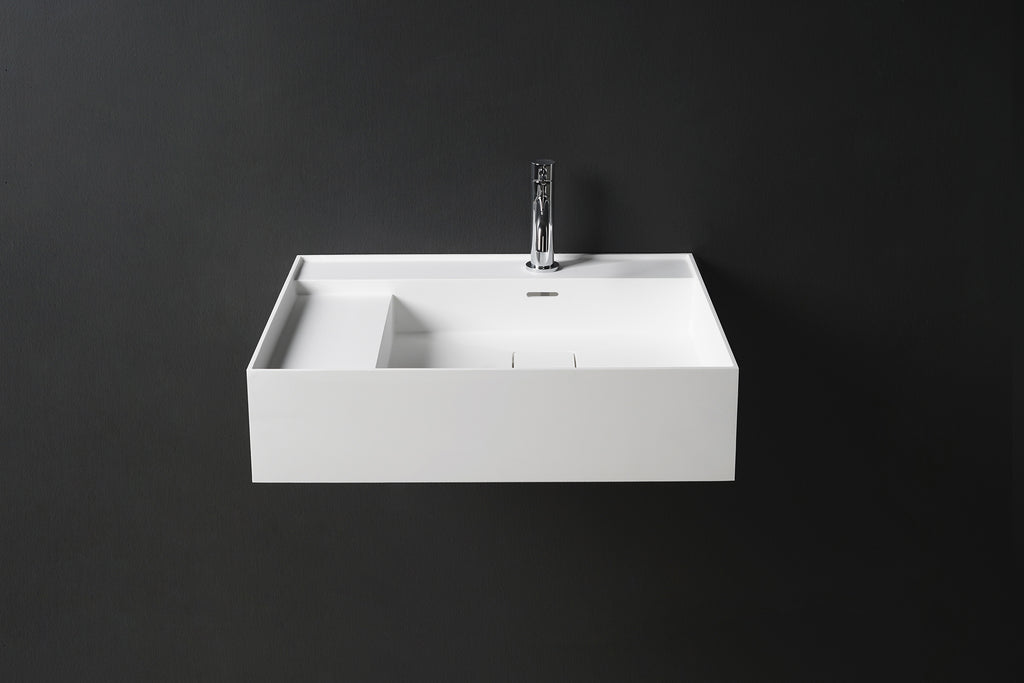 INFINITE | CUBE-X WM 60R | Wall Mount Washbasin | INFINITE Solid Surfaces