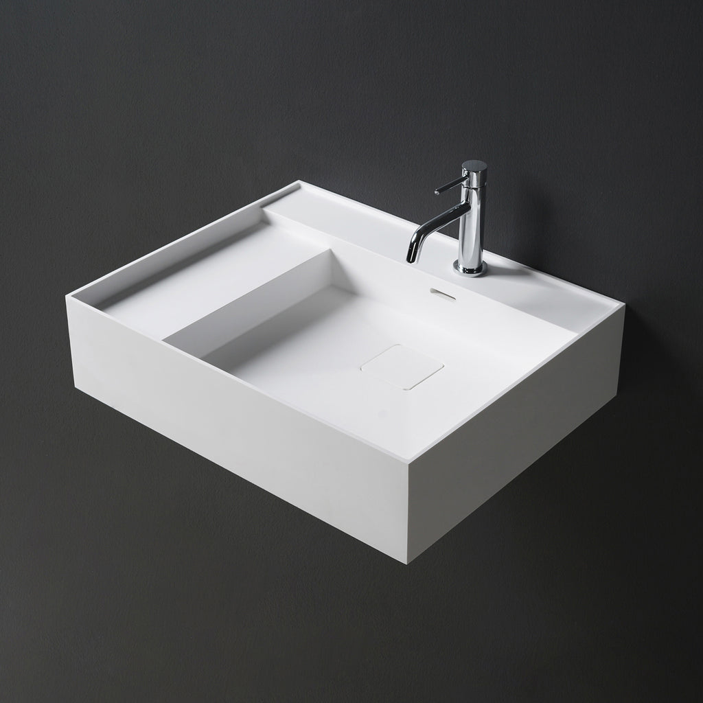 INFINITE | CUBE-X WM 60R | Wall Mount Washbasin | INFINITE Solid Surfaces