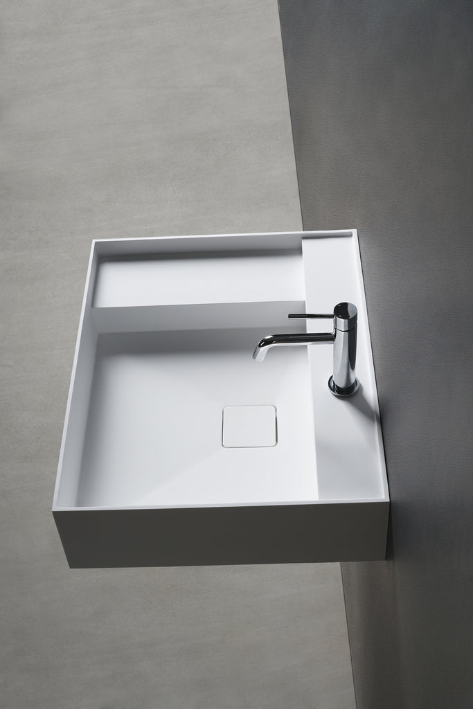 INFINITE | CUBE-X WM 60R | Wall Mount Washbasin | INFINITE Solid Surfaces