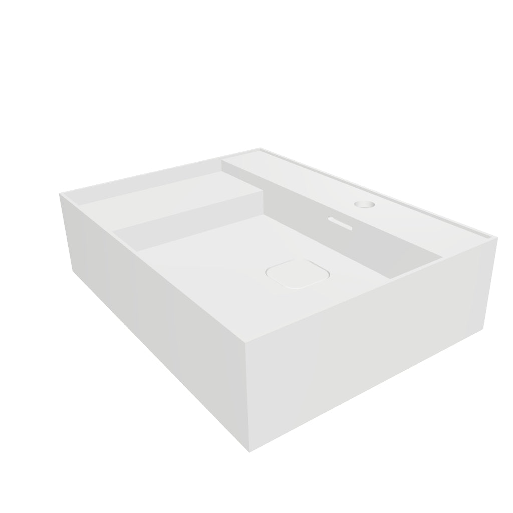 INFINITE | CUBE-X WM 60R | Wall Mount Washbasin | INFINITE Solid Surfaces