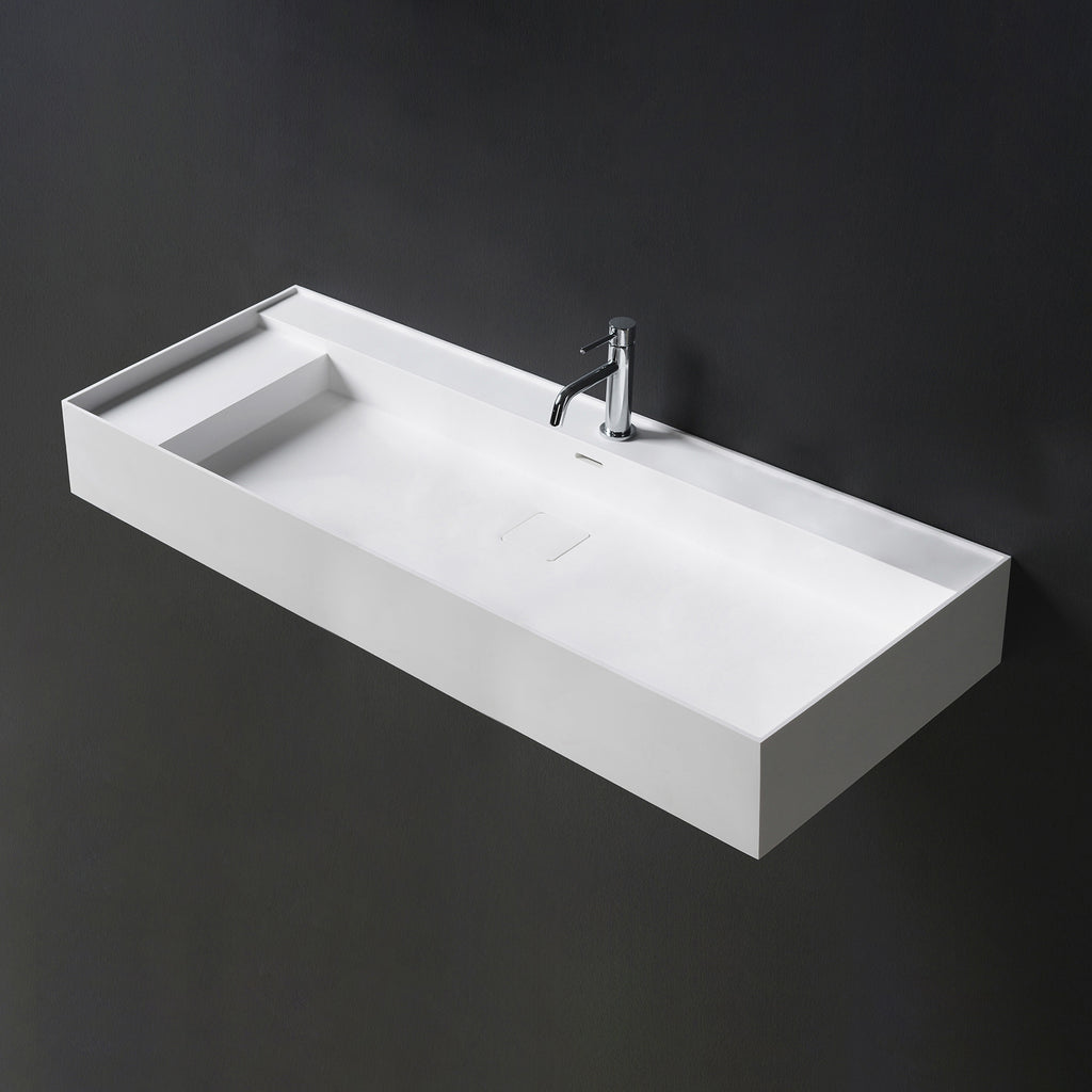 INFINITE | CUBE-X WM 120R | Wall Mount Washbasin | INFINITE Solid Surfaces