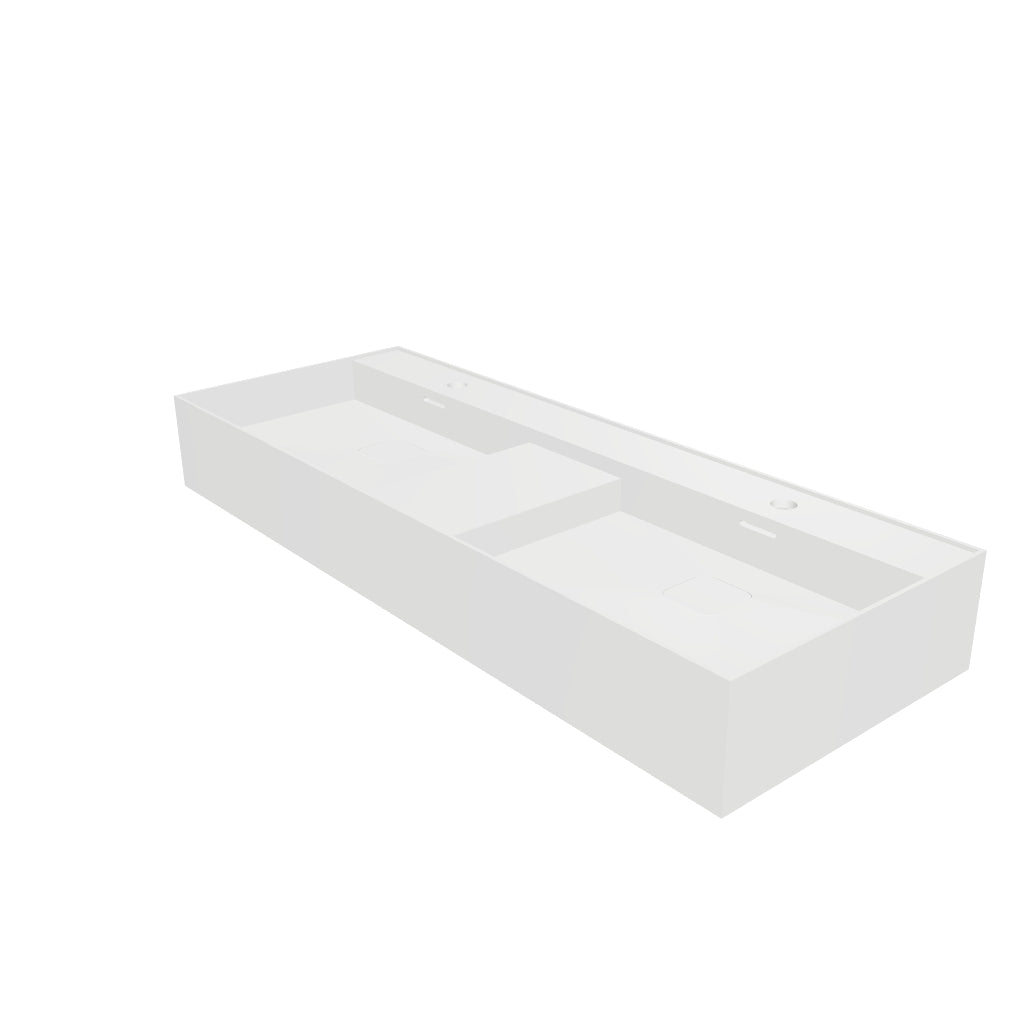 INFINITE | CUBE-X WM 120DB | Wall Mount Washbasin | INFINITE Solid Surfaces