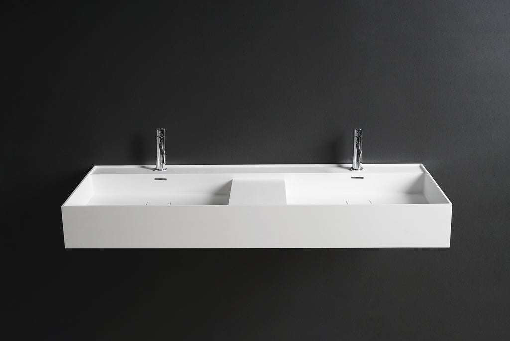 INFINITE | CUBE-X WM 150DB | Wall Mount Washbasin | INFINITE Solid Surfaces