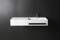 INFINITE | CUBE-X WM 120R with Drawer | Wall Mount Washbasin | INFINITE Solid Surfaces