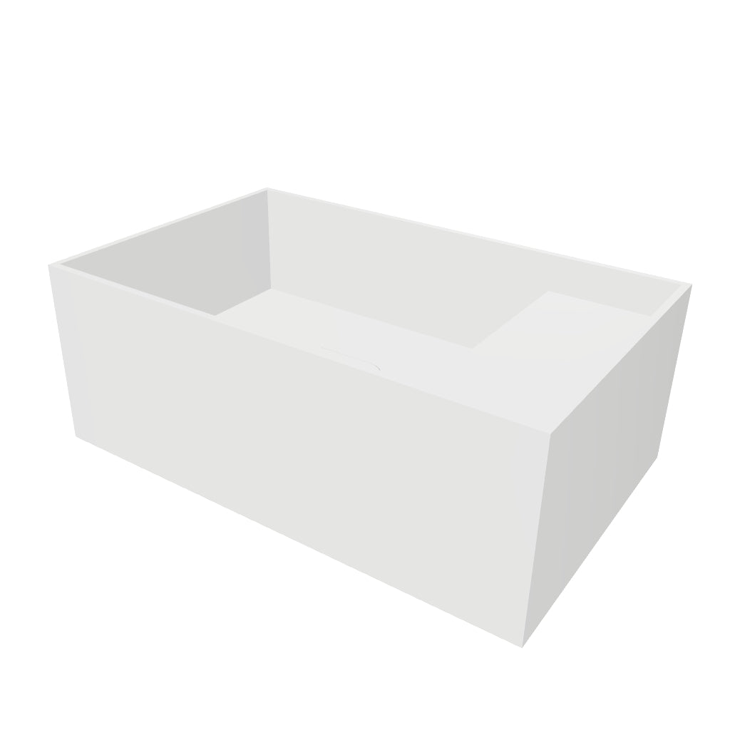 INFINITE | CUBE-X 40 Overcounter Washbasin | INFINITE Solid Surfaces