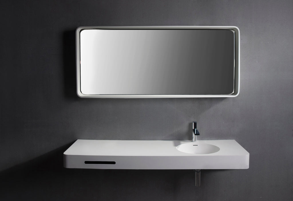 INFINITE | Cirque WM 120R | Wall Mount Washbasin | INFINITE Solid Surfaces