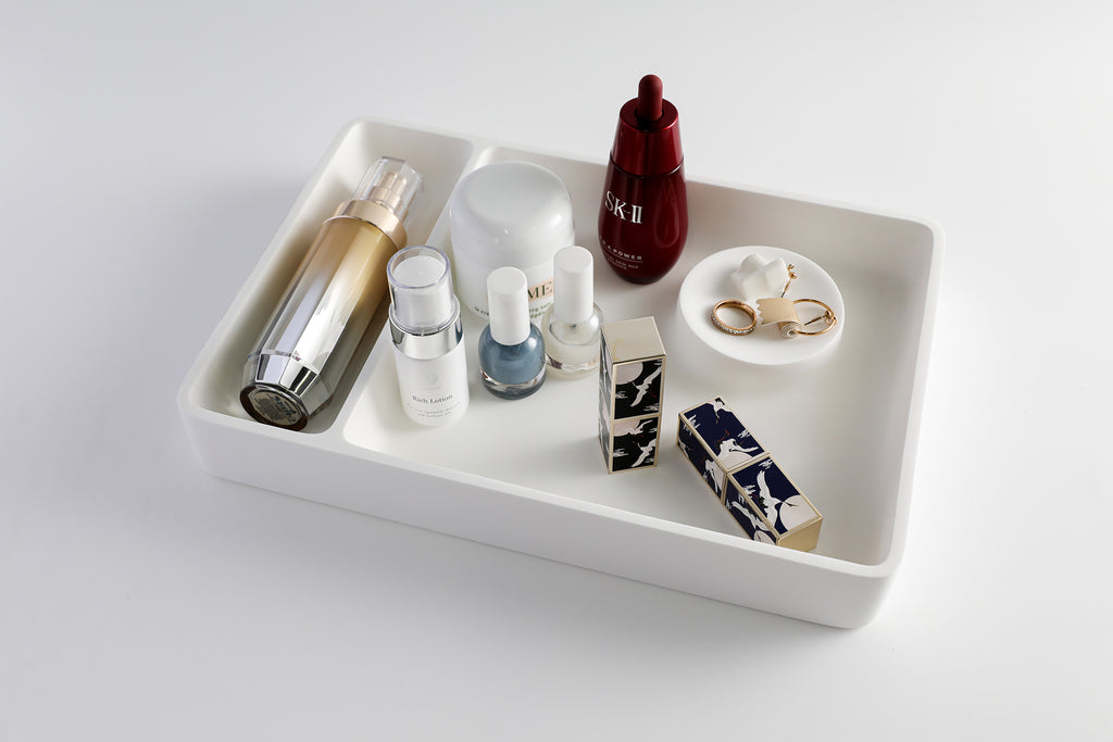 INFINITE | GEO 136 Cosmetics Tray | INFINITE Solid Surfaces