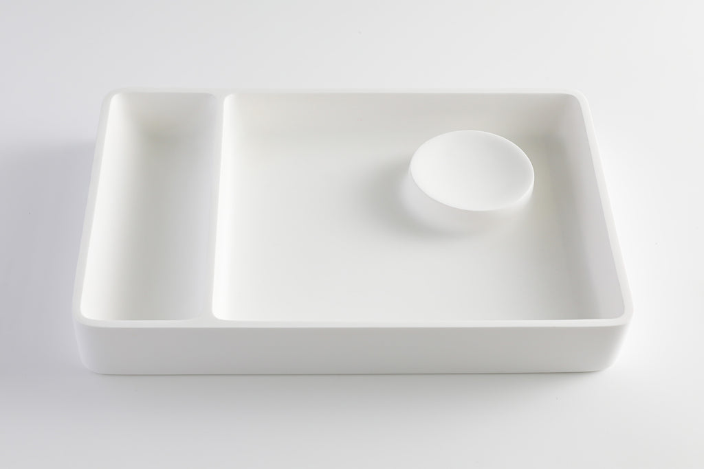 INFINITE | GEO 136 Cosmetics Tray | INFINITE Solid Surfaces