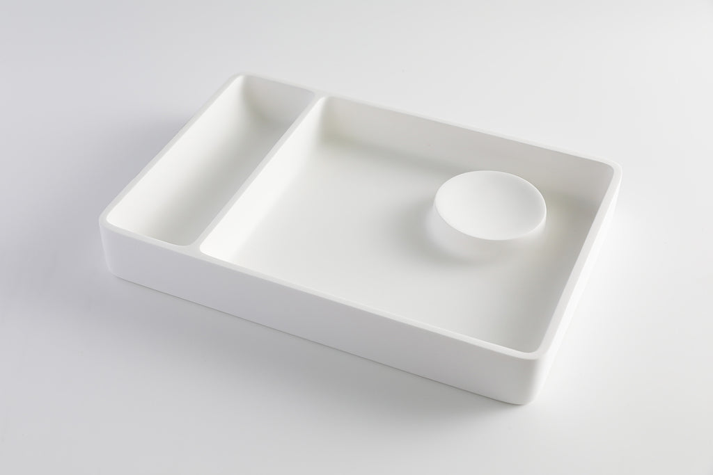 INFINITE | GEO 136 Cosmetics Tray | INFINITE Solid Surfaces