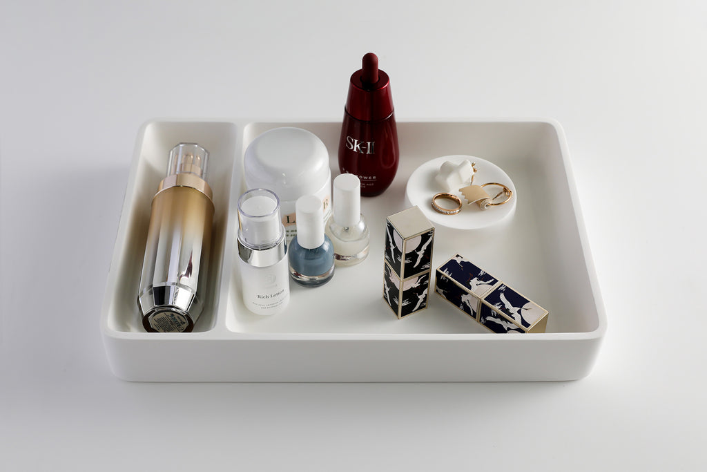 INFINITE | GEO 136 Cosmetics Tray | INFINITE Solid Surfaces