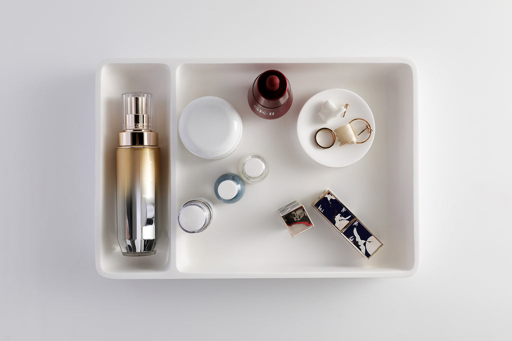 INFINITE | GEO 136 Cosmetics Tray | INFINITE Solid Surfaces