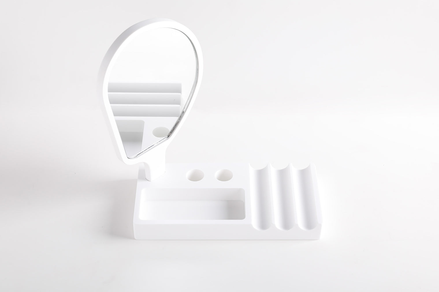 INFINITE | 192 Cosmetics Tray with Mirror | INFINITE Solid Surface