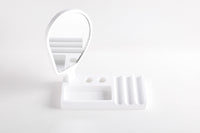 INFINITE | 192 Cosmetics Tray with Mirror | INFINITE Solid Surface