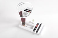 INFINITE | 192 Cosmetics Tray with Mirror | INFINITE Solid Surface