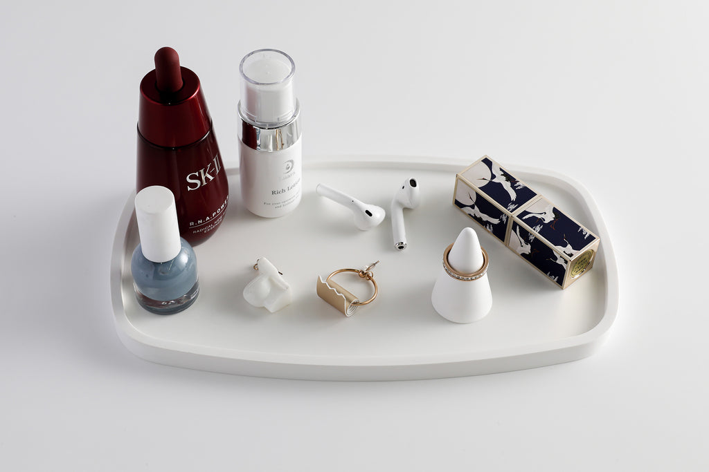 INFINITE | PLUTO 201 Cosmetics Tray | INFINITE Solid Surfaces