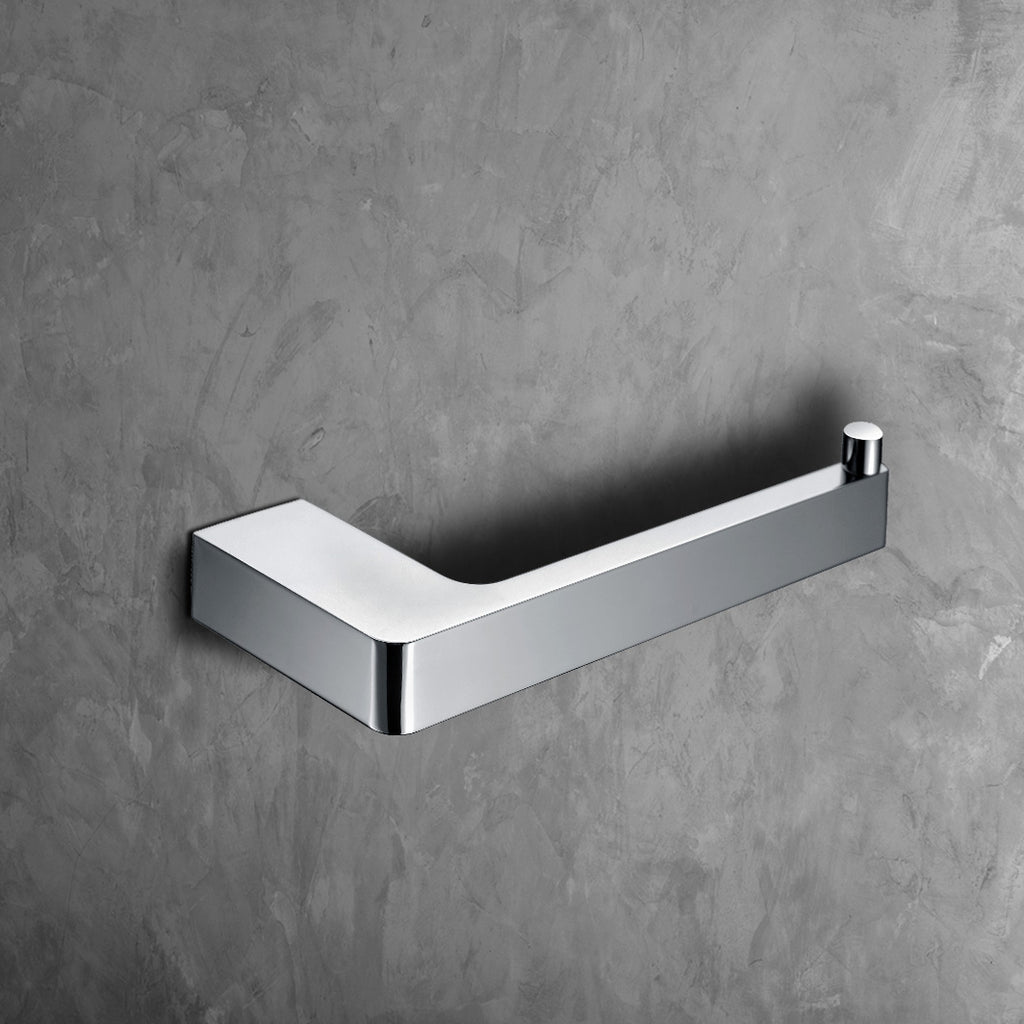 INFINITE | WIEN Toilet Roll Holder | Zinc base, Brass pipe