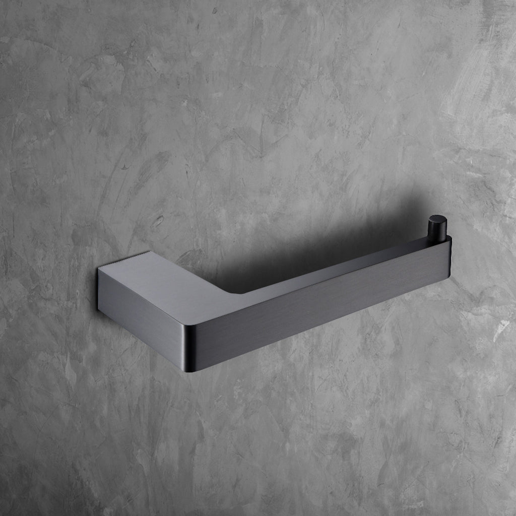 INFINITE | WIEN Toilet Roll Holder | Zinc base, Brass pipe