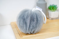 INFINITE | 588 Loofah-Charcoal Bath Sponge | Loofah-Charcoal