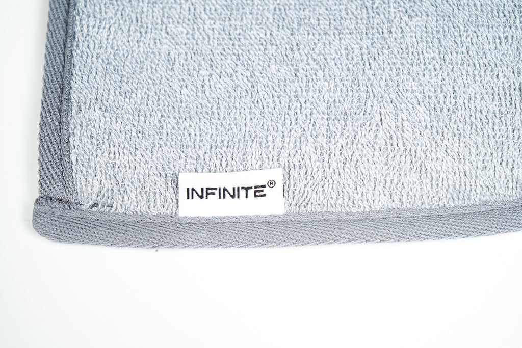 INFINITE | 599 Charcoal Bath Body Mittens | Charcoal