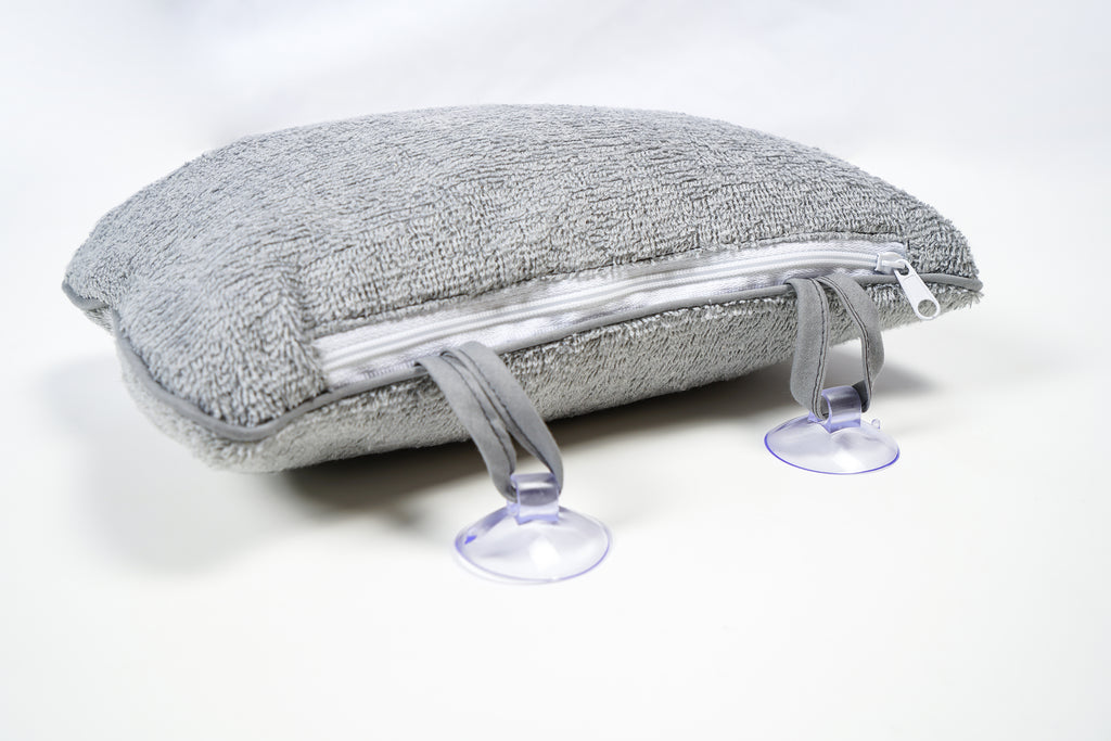 INFINITE | 601 Charcoal Bath Pillow 28x18cm | Charcoal