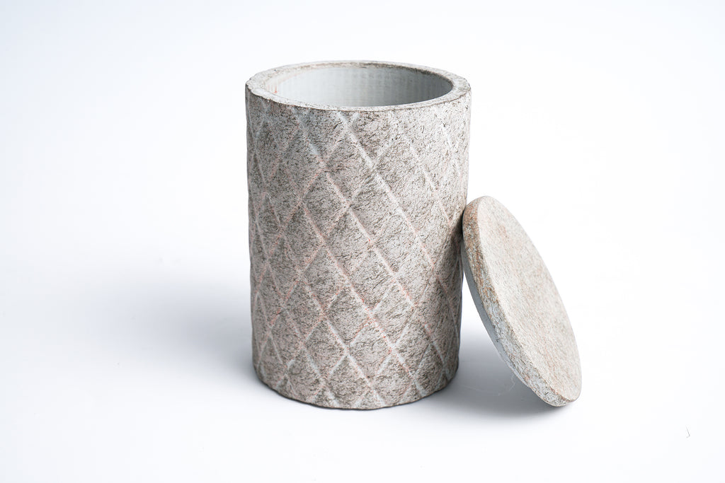 INFINITE | CHLOE Accessories Sets - Cup with Cap | Cement