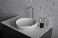 Ardea 40 Round Solid Surfaces Overcounter Washbasin Ardea系列40CM圓型人造石台上洗手盆
