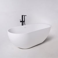 Belle 150 Freestanding Designer Solid Surfaces Ellipse Bathtub Belle系列1米5橢圓型人造石設計師獨立式大浴缸採用特別溢水設計