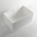 Cirque 100 Freestanding Designer Solid Surfaces Rounded Rectangle Bathtub Cirque系列1米圓角長方型人造石設計師獨立式蝸居浴缸採用特別溢水設計