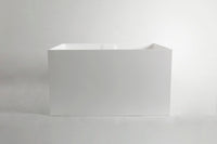 Cirque 100 Freestanding Designer Solid Surfaces Rounded Rectangle Bathtub Cirque系列1米圓角長方型人造石設計師獨立式蝸居浴缸採用特別溢水設計