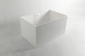 Cirque 100 Freestanding Designer Solid Surfaces Rounded Rectangle Bathtub Cirque系列1米圓角長方型人造石設計師獨立式蝸居浴缸採用特別溢水設計