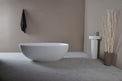 Erba 169 Freestanding Solid Surfaces Egg Bathtub Erba系列1米6蛋型人造石獨立式大浴缸採用特別溢水設計