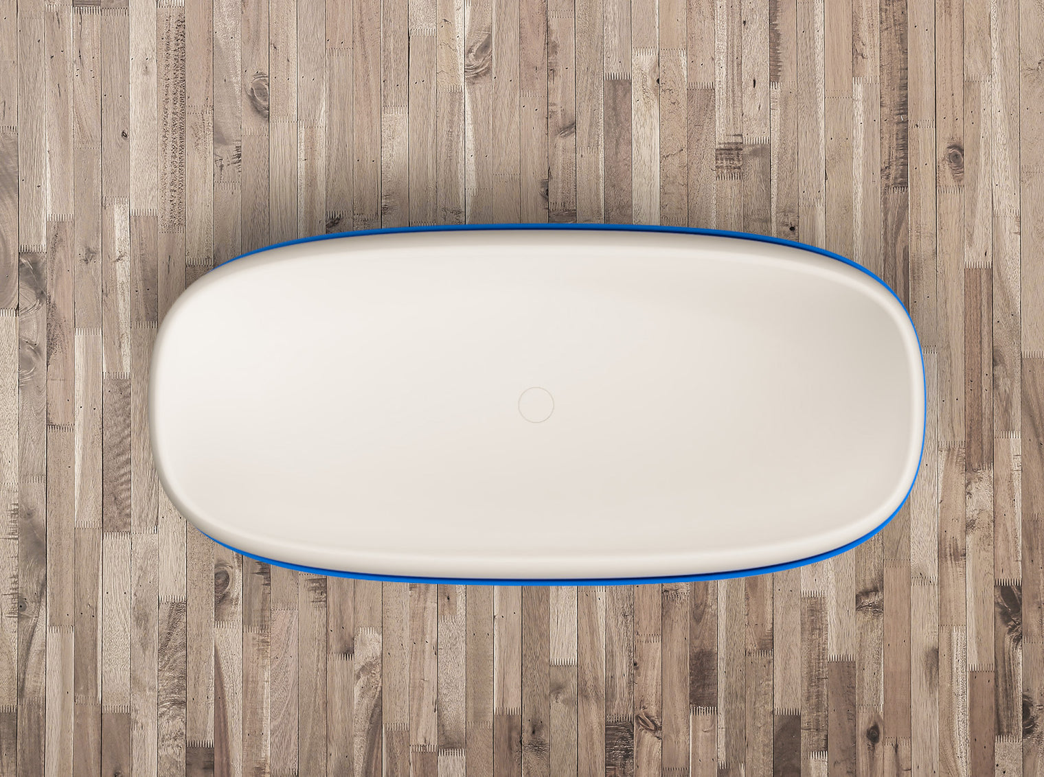 Fujisan 162 Freestanding Designer Solid Surfaces Bathtub 富士山系列1米6長型人造石設計師獨立式大浴缸採用特別溢水設計