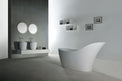 Luca 169 Freestanding Designer Solid Surfaces Bathtub Luca系列1米6人造石設計師獨立式大浴缸採用特別溢水設計 獨特的高低設計可更舒適躺下享受沐浴體驗