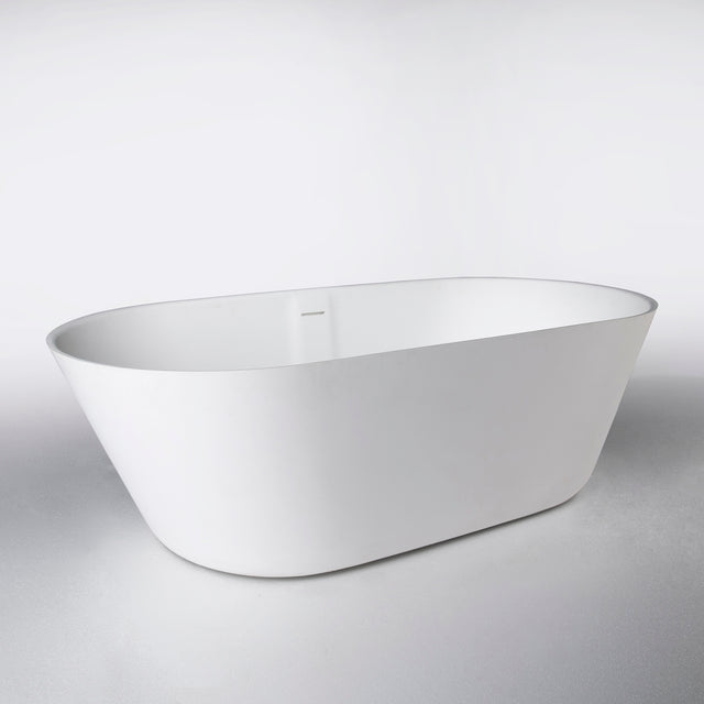 Niagara (Ellipse) 148 Freestanding Designer Solid Surfaces Ellipse Bathtub Niagara系列1米4橢圓型人造石設計師獨立式浴缸採用特別溢水設計