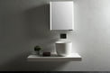 Niagara Laundry 40 Round Solid Surfaces Overcounter Washbasin Niagara系列40厘米圓柱型膚感人造石台上洗手盆