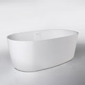 Niagara (Oval) 118 Freestanding Designer Solid Sufaces Oval Bathtub Niagara系列1米1鵝蛋型人造石設計師獨立式蝸居浴缸採用設計溢水設計