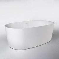 Niagara (Oval) 118 Freestanding Designer Solid Sufaces Oval Bathtub Niagara系列1米1鵝蛋型人造石設計師獨立式蝸居浴缸採用設計溢水設計